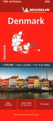 Omslag till boken Denmark - Michelin National Map 749 av Michelin