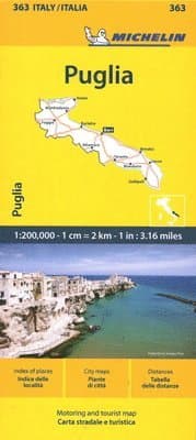 Puglia - Michelin Local Map 363