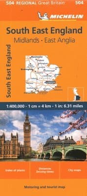 South East England - Michelin Regional Map 504