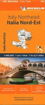 Italy Northeast - Michelin Regional Map 562