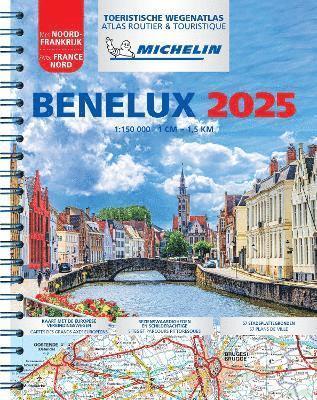Benelux 2025 - Tourist and Motoring Atlas (A4-Spiral)