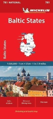 Omslag till boken Baltic States - Michelin National Map 781 av Michelin