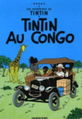 Omslag till boken Tintin au Congo av Herge