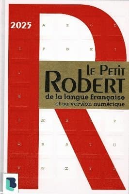 Le Petit Robert de La Langue Francaise 2025 with coded access to dictionary online