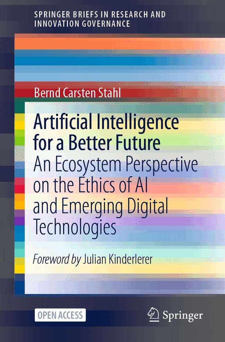 Omslag till boken Artificial Intelligence for a Better Future av Bernd Carsten Stahl