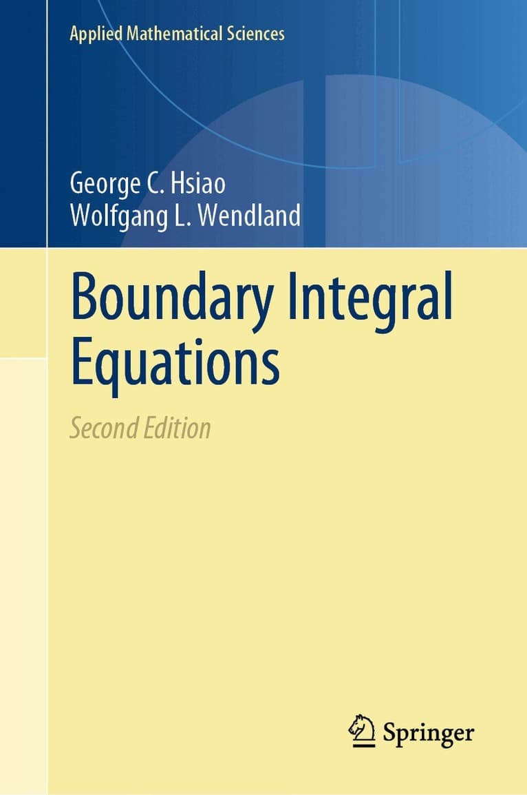 Boundary Integral Equations