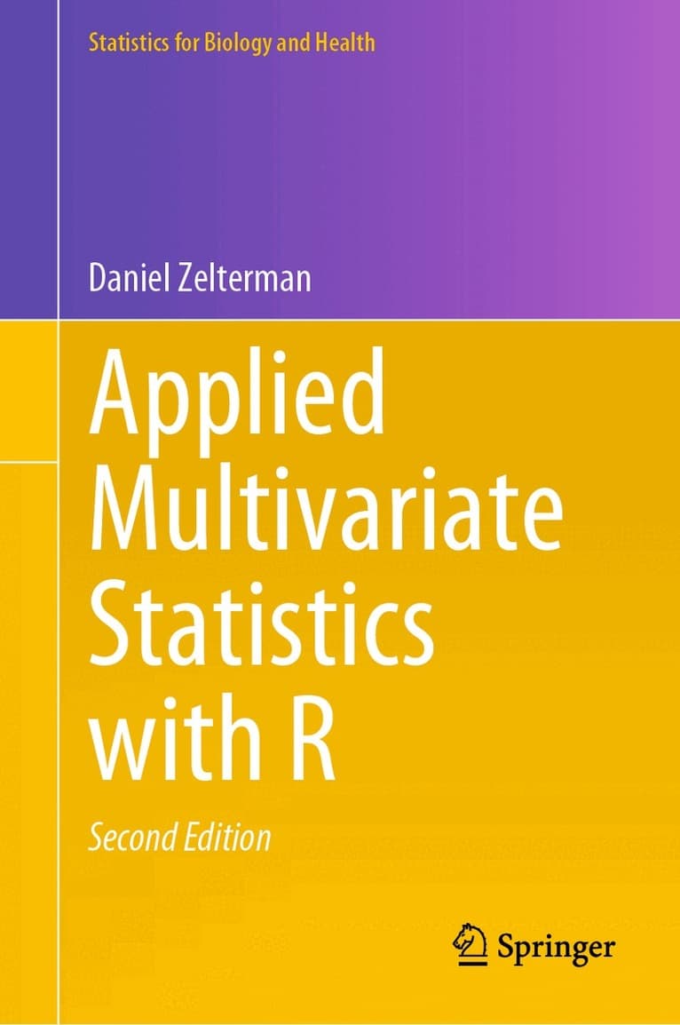 Applied Multivariate Statistics with R