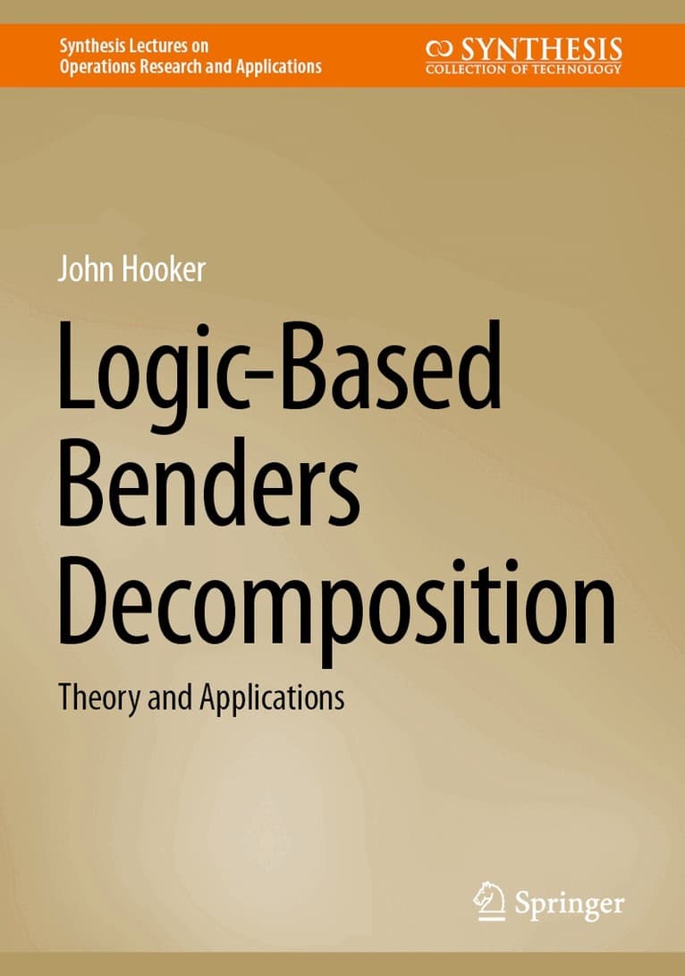 Logic-Based Benders Decomposition