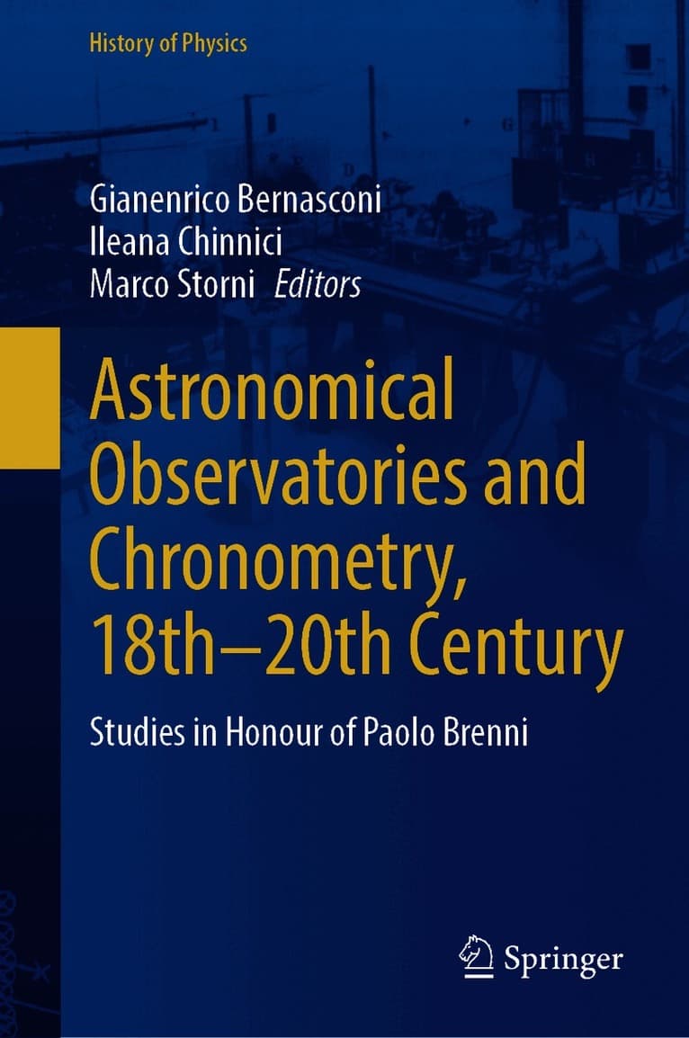 Astronomical Observatories and Chronometry, 18th-20th Century