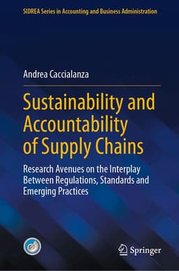 Sustainability and Accountability of Supply Chains