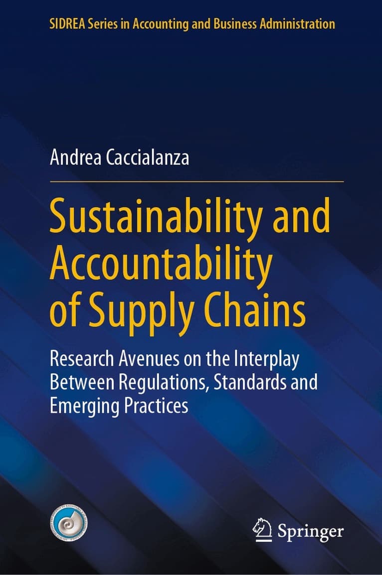 Sustainability and Accountability of Supply Chains