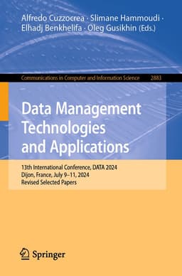 Data Management Technologies and Applications
