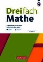 Dreifach Mathe 9. Schuljahr - Ausgabe 2022 - Grundkurs - Nordrhein-Westfalen -  Arbeitsheft mit Medien und Lösungen