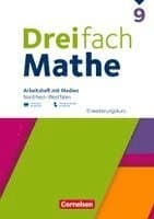 Dreifach Mathe 9. Schuljahr - Nordrhein-Westfalen - Ausgabe 2022 - Erweiterungskurs - Arbeitsheft mit Medien und Lösungen