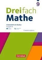 Dreifach Mathe 9. Schuljahr - Ausgabe N - Erweiterungskurs - Arbeitsheft mit Medien und Lösungen