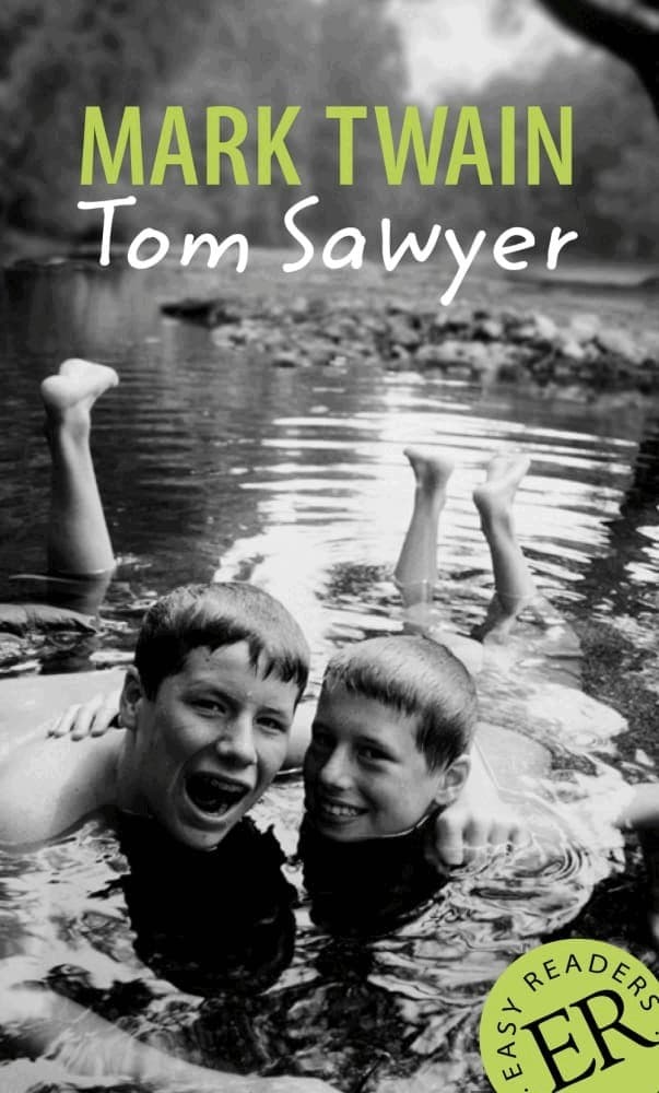 Omslag till boken Tom Sawyer av Mark Twain