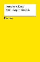 Omslag till boken Zum ewigen Frieden. Ein philosophischer Entwurf av Immanuel Kant