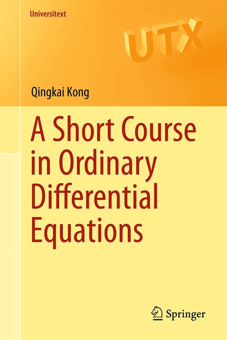 Short Course in Ordinary Differential Equations