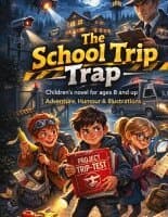 Omslag till boken School Trip Trap av Dominik Mikulaschek
