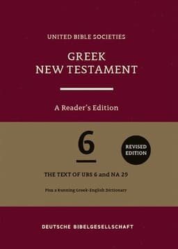 Greek New Testament (Ubs6): A Reader's Edition (Hardcover)