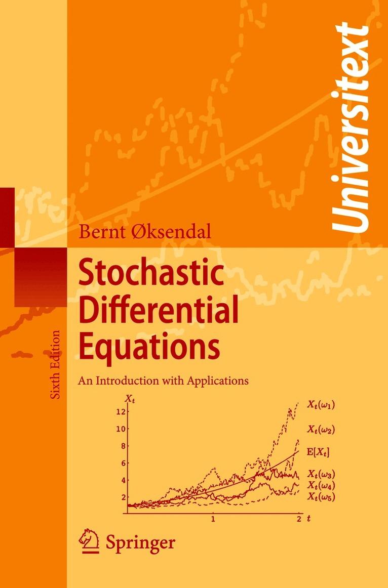 Stochastic Differential Equations