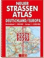 Neuer Straßenatlas Deutschland/Europa 2026/2027