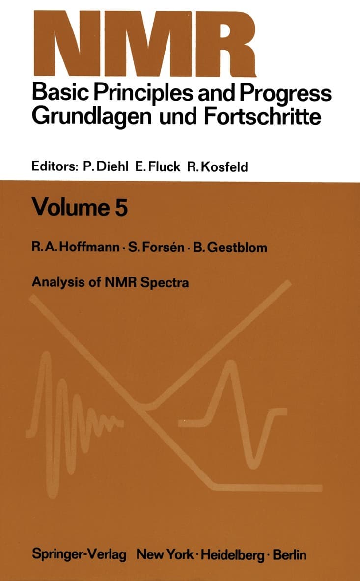 Analysis of NMR Spectra