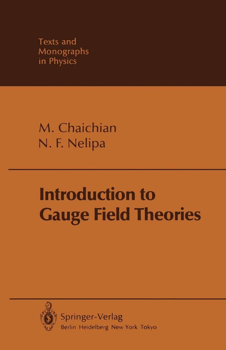 Introduction to Gauge Field Theories