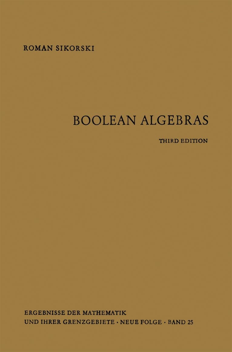 Boolean Algebras