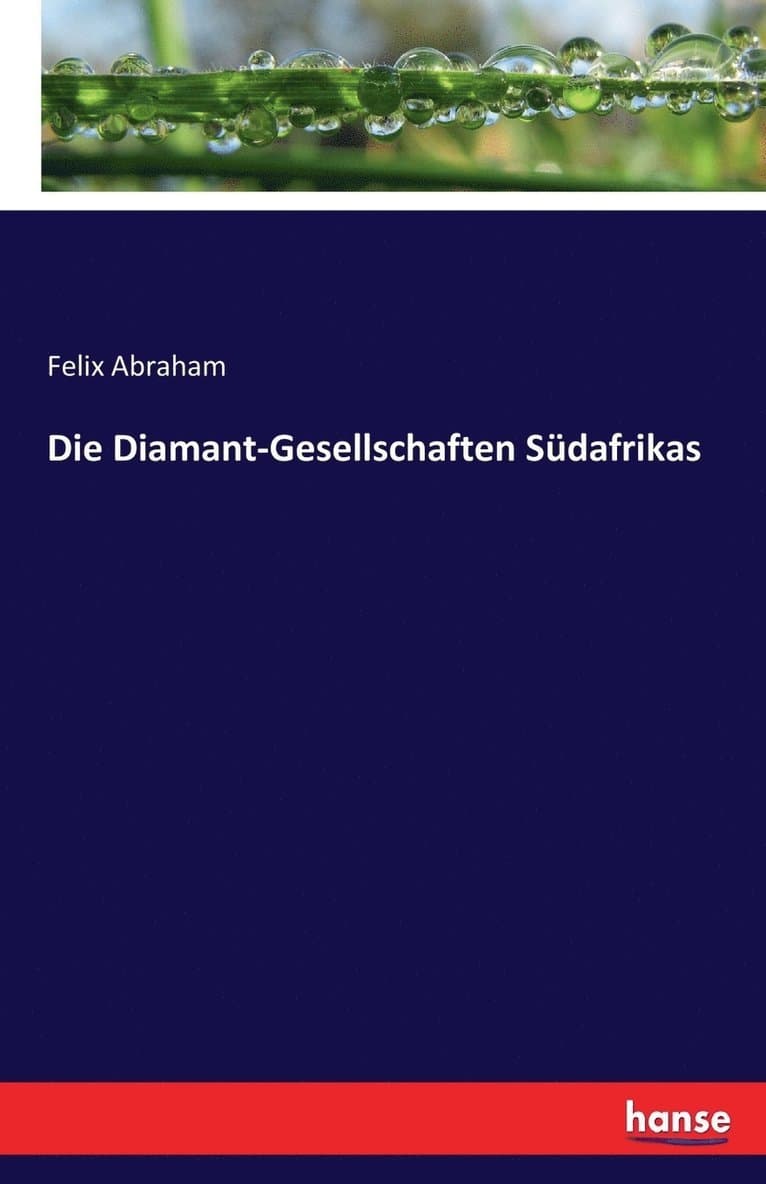 Diamant-Gesellschaften Südafrikas