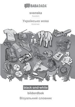 svenska - Ukrainian (in cyrillic script), bildordbok, BW