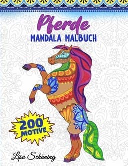 Pferde Mandala Malbuch