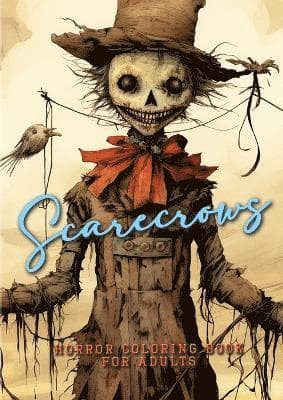 Scarecrows Horro Coloring Book for Adults