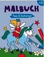 Malbuch Feen & Einhörner