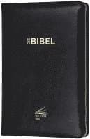 Schlachter 2000 Bibel - Standardausgabe (Kalbsleder, Goldschnitt, mit Reißverschluss, schwarz)