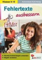 Fehlertexte ausbessern / Klasse 8-10