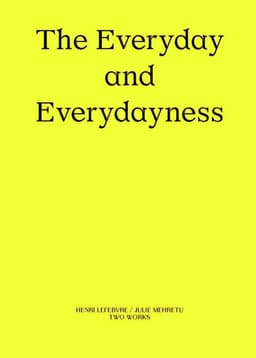 Everyday and Everydayness