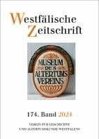 Westfälische Zeitschrift 174. Band 2024