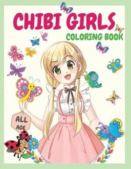 Chibi Girls Coloring Book