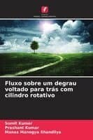 Fluxo sobre um degrau voltado para trás com cilindro rotativo