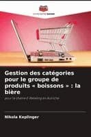 Gestion des catégories pour le groupe de produits boissons