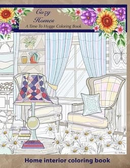 Cozy Homes. A Time to Hygge coloring Book.
