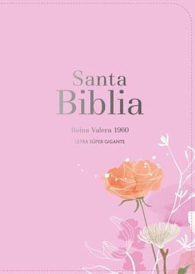 Biblia Rvr 1960 Letra Súper Gigante Símil Piel Rosa (Bible Rvr 1960 Super Giant Print Leatherlike Pink (Spanish Edition)