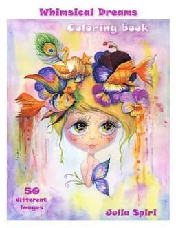 Adult Coloring Book - Whimsical Dreams