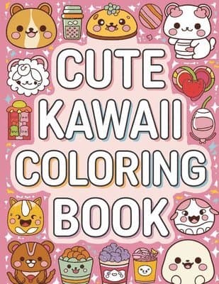 Cute Kawaii Coloring Book for Kids