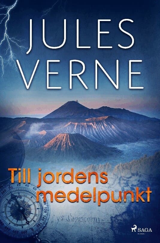Omslag till boken Till jordens medelpunkt av Jules Verne