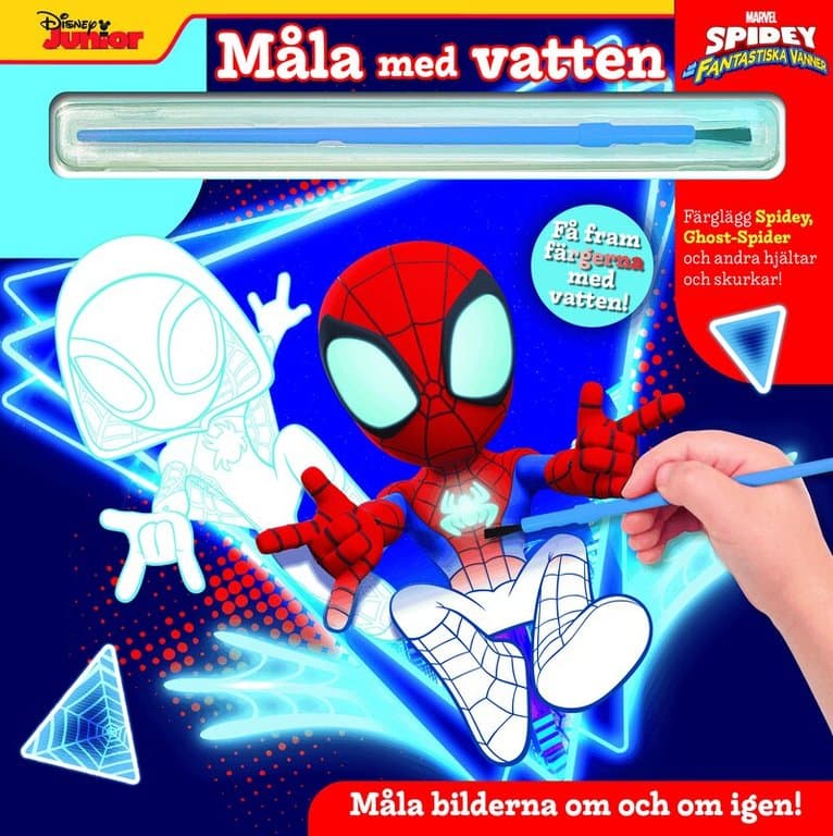 Måla med vatten. Spidey
