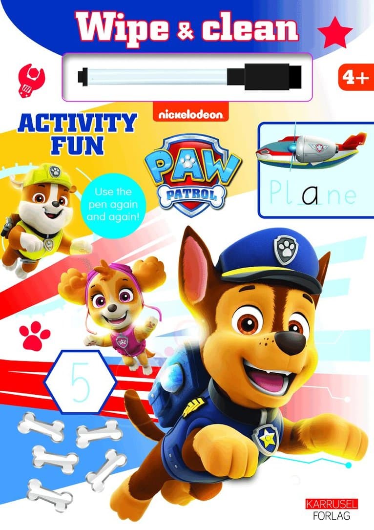 Nickelodeon Paw Patrol. Wipe & Clean - Activity Fun