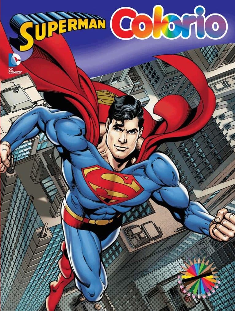 Superman - målarbok