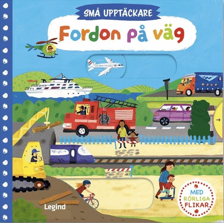 Fordon på väg - med rörliga flikar